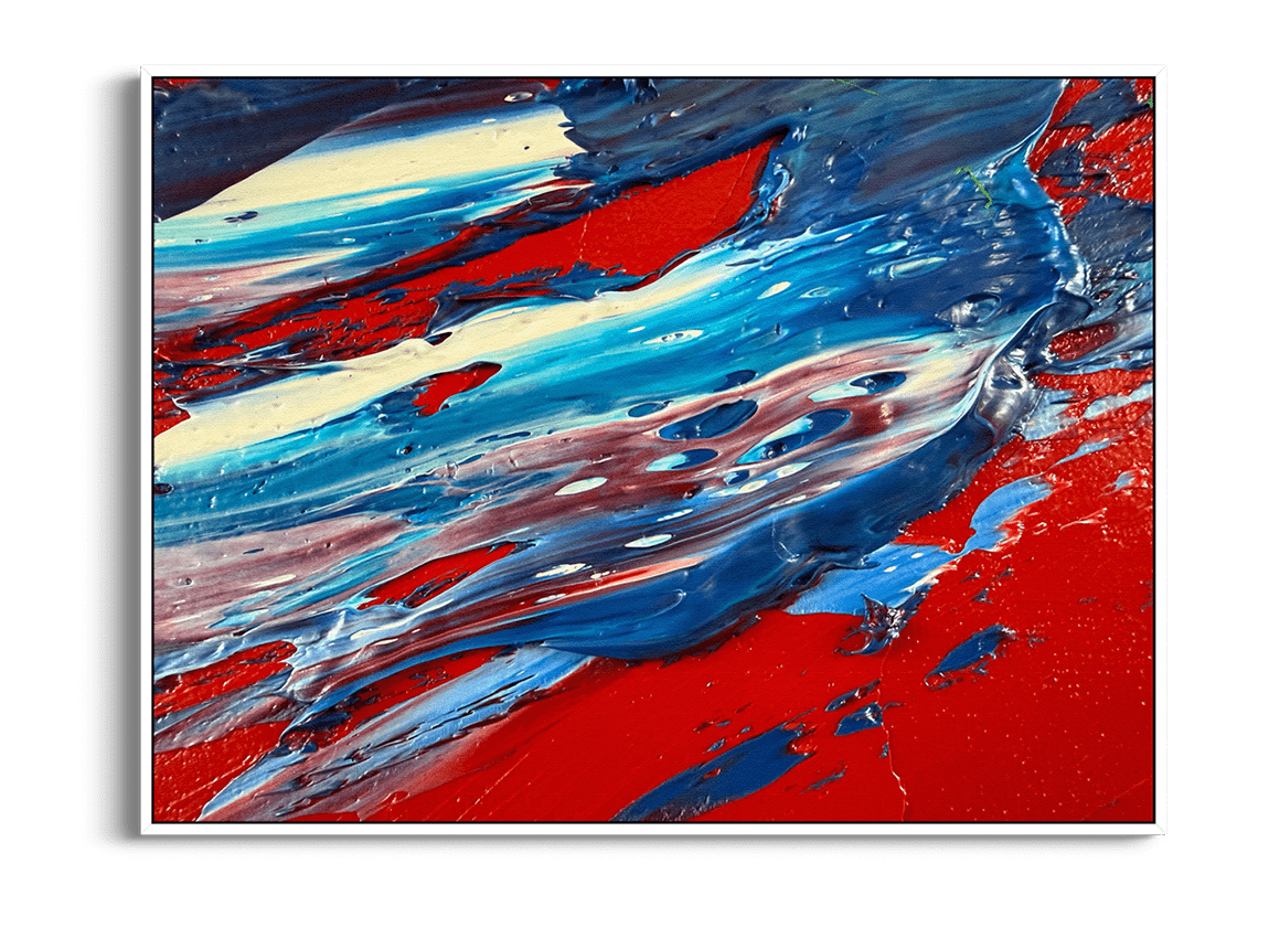 Red and Blue by Co ART